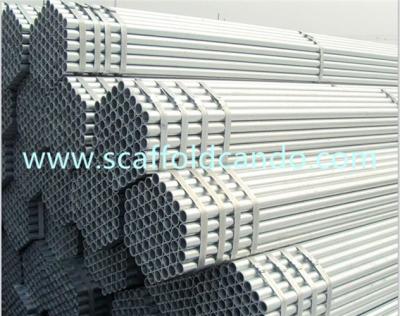 China Q235 Hot dipped galvanized scaffolding steel pipe, GI tube, HDG pipe, 48.3mm OD, 3000mm, 4000mm,6000mmL BS1139, EN10219 for sale