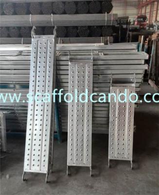 China High performance scaffold galvanized catwalk steel plank with 43mm 50mm hooks 900mm,1200mm,1500mm,1800mm,1829mmL for sale