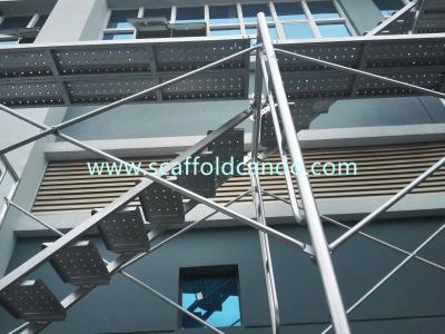 China Scaffold systems need Q235 scaffolding galvanized catwalk with high load- bearing capacity steel plank metal board hook for sale