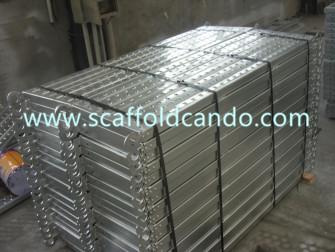 China 1500MM 1800MM1829MM scaffold galvanized catwalk steel plank steel board with hooks 43mm and 50mm for working platform for sale