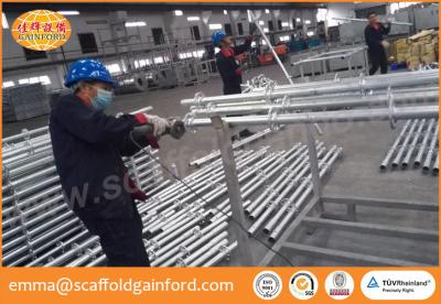 China Hot dip galvanized Q235 Q345 ring lock scaffolding standard ring lock vertical with 1500mm 2000mmL for sale