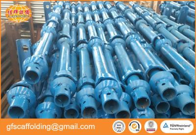 China Q235 painted cup lock scaffolding standard vertical with 3000mm for Middle east cup lock system project for sale