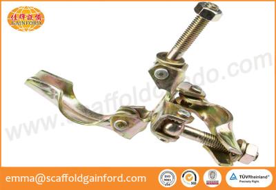 China Scaffolding Q235 British pressed fixed coupler double clamp in Thailand bridge project for sale