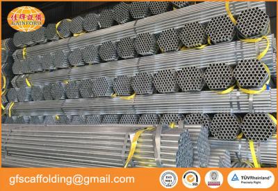 China Q235 hot dipped galvanized scaffolding pipe 3.2mm thickness 6 meters for civil buildings for sale