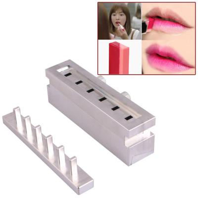 China Plastic injection molding parts fished tip aluminum flower custom plastic logo diy mini mold making injection container lipstick molds lipstick mold for sale