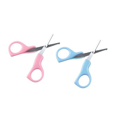 China Mini Scissors Nails Supplies Manicure Baby Scissors Titanium Cuticle Stainless Steel Nail Scissors for sale