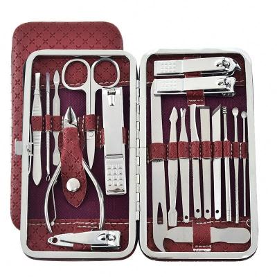 China Daily Nail Care Tools Custom Stainless Steel Personal Care Nail Scissors Nail Clippers Set Cutter Pedicure Manicure Kit for sale