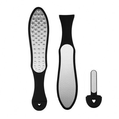 China 2 way to use 304 stainless steel double sided foot rasp skin callus remover foot rasp file exfoliating scrub board feet care pedicure feet tool for sale