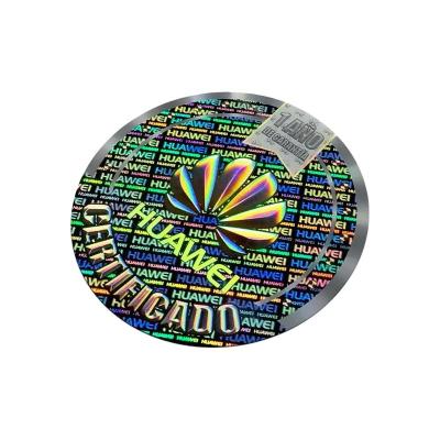 China Holographic Sticker 3D Hologram Sticker 3D Holographic Lens Label 3D Holographic Encryption E Beam Sticker for sale