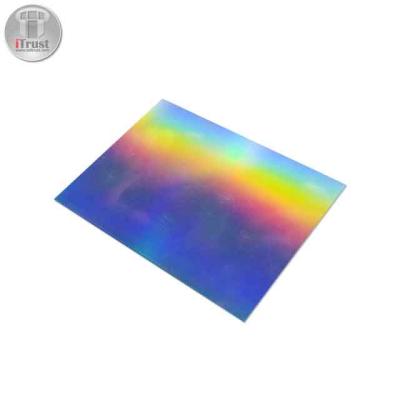 China Moisture Proof Holographic Wrapping Transparent Foil For Printing for sale