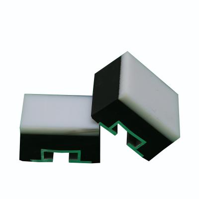 China Industry High strength UHMW-PE  HDPE Impact Bar With Rubber Metal Composite Material for sale