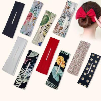 China New People Hair Twist Hair Curlers Korea Celebrity Online Bow Hairpin Fashionable Lazy Magical Summer Floral Artifact for sale