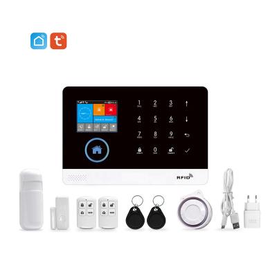 China 2023 Best Anti Theft Home Security Alarm System Smart Life Tuya WiFi GSM Burglar Alarm System Host App Control SQ-YT103T for sale