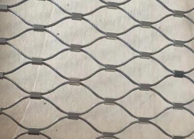 China 35mm*35mm 316L Knotted Wire Mesh 1.5mm Stainless Steel Rope Mesh Netting for sale