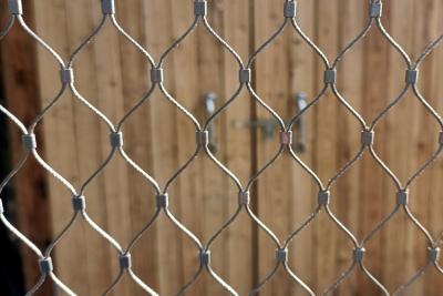 China 2.5mm Steel Cable Net 30mm*30mm Opening Steel Cable Mesh for sale