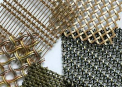 China Brass Crimped Woven Wire Mesh Crimped Wire Mesh Manufacturers for sale