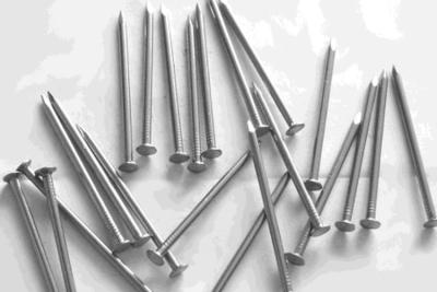 China Shank Galvanized Round Wire Nails Smooth Wrought Iron Nails for sale