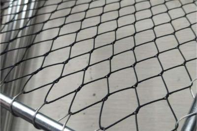 China Ferruled Heavy Duty Stainless Steel Mesh Anti Rust 1.5mm Wire Metal Netting Mesh for sale