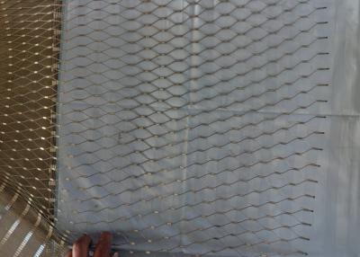 China 20*20mm Knotted Wire Rope Mesh 1.5mm Steel Rope Net For Zoo Mesh for sale