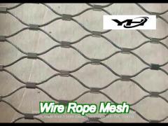 35mm*35mm 316l knotted wire mesh 1.5mm stainless steel rope mesh netting