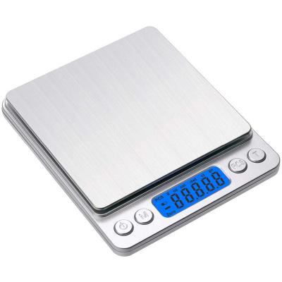 China Weight Jewelry Scale Mini Pocket Scale Stainless Steel Scale Coffee Powder Measuring 0.1g 3kg for sale