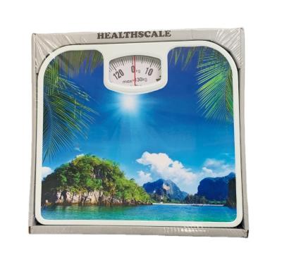 China Personal Bathroom Scales 130kg Body Weight Bathroom Scale Body Mechanical Scale for sale