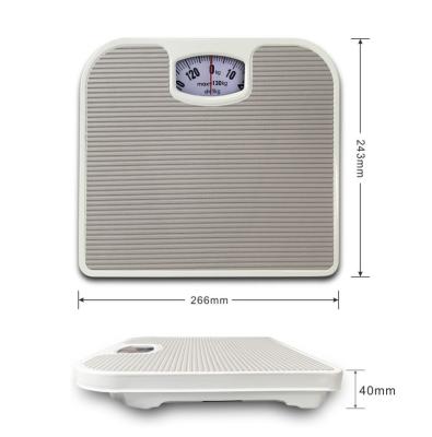 China Personal Body Weight Machine Bathroom Scales 130kg Mechanical Scale for sale