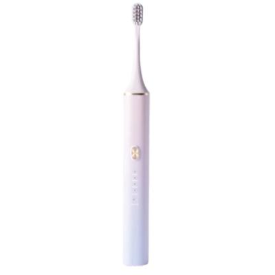 China Portable Electric Toothbrush Household Sonic Electronic Tooth Cleaner USB Rechargeable Toothbrush 252*26*26mm (Include Brush Head) for sale