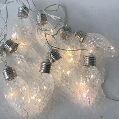 China Wedding Party Decoration Holiday Decoration Faceted C7 LED Bulb Shaped Micro Copper Lights Multifunctional Christmas Lights Warm White For Garden Home for sale