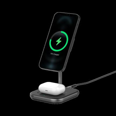 China For iPhone 12 Exceptional Wireless Charger Protection Quality Wireless Holder With Wireless Charger Pad Fast Charging for sale