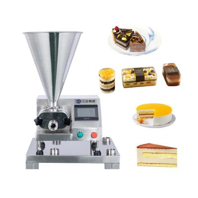 China Easy Cakes Dismantle And Install Automatic Cake Bakery Controller Servo Mousse Cream Icing And Injection Filling Machine for sale