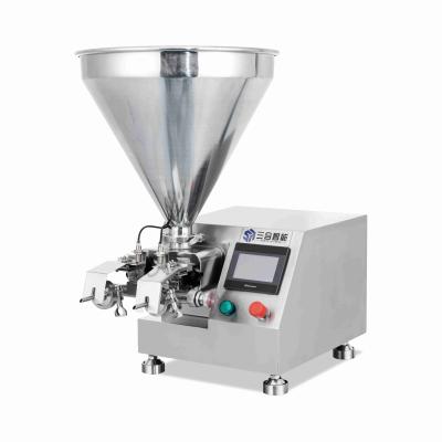 China Cake factory manufacturing saving cleaning process custom durable manual various pot small cake filling machine for sale