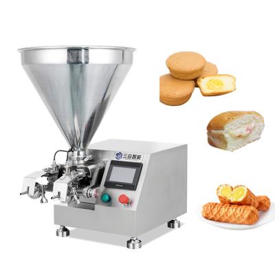 China Automatic Filling Cakes Mousse Injector Nozzles Decorating Icing Automatic Filled Sponge Cake Decorating Machine for sale