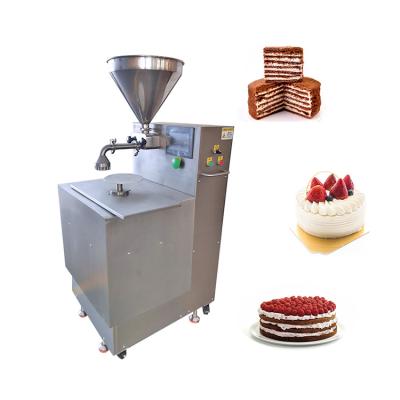 China Cakes Surface Coating Cream Or Jam Around Quantitative Filling Cake Decorating Machine Automated Cake Frosting Machine for sale