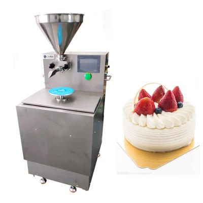 China Cakes Birthday Cakes Stuffing Automatic Electric Cheese Cream Printer Cake Surface SBirtmearing Home Ice Filling Spreading Machine For Cake for sale