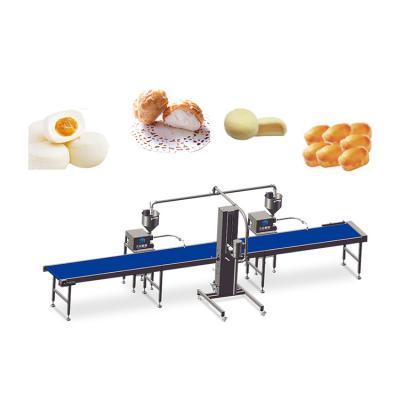 China Cake Decorating Small Footprint Icing Puff Filling Machine Honey Dairy Products Bread Cake Batter Cup Cake Cream Filling Machine for sale