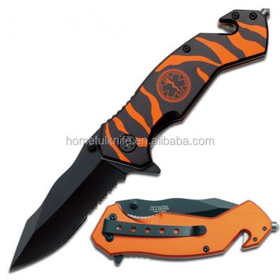 China Series Breaker Helper Opening Emergency Folding Rescue Firefighter Glass Pocket Knife 8.1