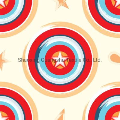 China China Supplier Star-Shield Digital Print 1*1 Cotton Spandex Rib Fabric for sale