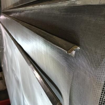 China Plain Weave Wire Vibrating Screen Metal Woven Mesh for sale