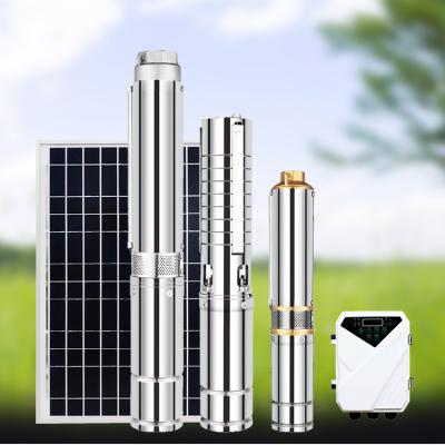 China Irrigation Agriculture Commercial Deep Well Submersible Solar Water Pump Solar Water Pump System for sale