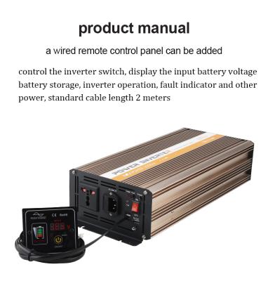 China Power Inverter 1Kw All In One Inverter 48V 220V Pure Sine Wave Inverter With Charger 27.8*17*10.5cm for sale