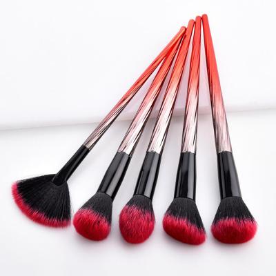 China Wholesale Professional New China Shaving Brush Made Red Makeup Brush for sale