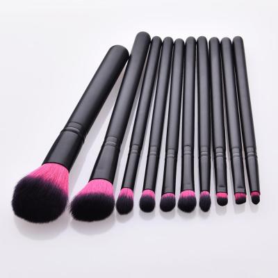 China Angular blush new arrival wholesale10pcs OEM order makeup hair brush custom logo makeup brush for sale