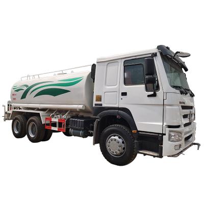 China Construction worksÂ   Sinotruk howo 6x4 371HP 20m3 water jet tanker sprinkler tank truck for sale in Kenya for sale