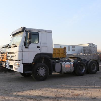 China Used china tractor truck used 10 wheeler truck howo 6*4 tractor truck head 6800*2496*3100mm for sale