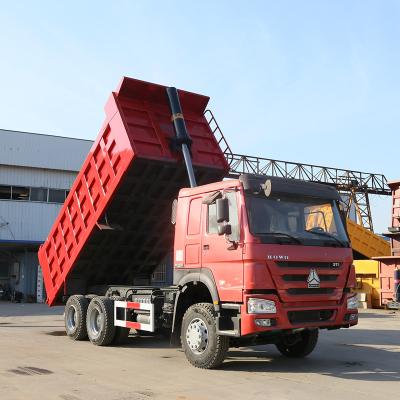 China 10 Wheels 25 Ton Sinotruck Howo Dumper Truck Used 6x4 375 Tipper Dump Truck > 8L for sale