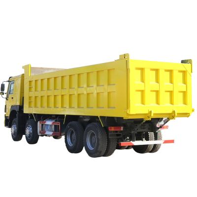 China China Sinotruk 8x4 375hp 31ton Load Dump Tilting HOWO 12 Wheeler Used Trucks > 8L for sale