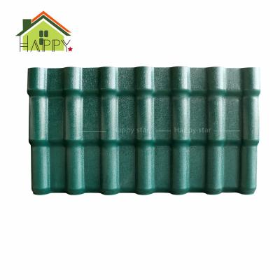 China Long Span Waterproof Heat Resistant ASA Color Coated Synthetic Resin Sheet ASA Corrugated Sheet ASA Plastic Resin for sale