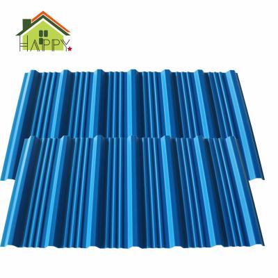 China Traditional Water Proof UPVC Warehouse Roofing Corrugated Wave Plastic Roof Sheet For House Shape Plastic Bamboo Tile for sale