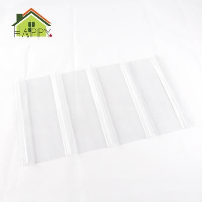 China weihght traditional lightweight flexible skylight PVC transparent corrugated roofing materials for sale